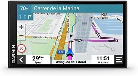 Garmin Drive 66 Navigatorius su eismo informacija ir išmaniojo telefono programėle