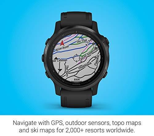 Išmanusis laikrodis Garmin fenix 6S Pro, Juodos spalvos | Varle.lt