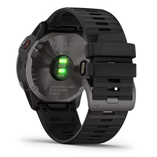 Išmanusis laikrodis Garmin fenix 6X Pro Sapphire, Anglies pilkumo spalvos |  Varle.lt