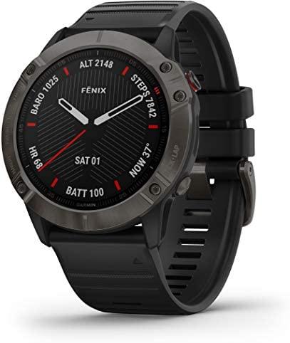 Išmanusis laikrodis Garmin fenix 6X Pro Sapphire, Anglies pilkumo spalvos |  Varle.lt