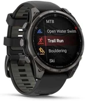 Išmanusis laikrodis - Garmin fēnix 8 Pro 1.4" AMOLED GPS, 15 dienų baterijos veikimo laikas, pilka