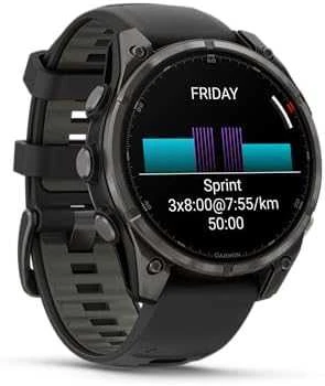 Išmanusis laikrodis - Garmin fēnix 8 Pro 1.4" AMOLED GPS, 15 dienų baterijos veikimo laikas, pilka