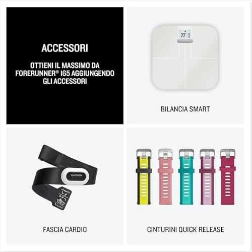 Išmanusis laikrodis Garmin Forerunner® 165 Music, Pilkšvos / baltojo akmens spalvos