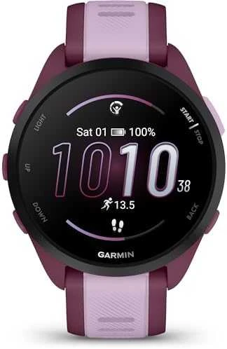Išmanusis laikrodis Garmin Forerunner® 165 Music Uogų / alyvinės spalvos