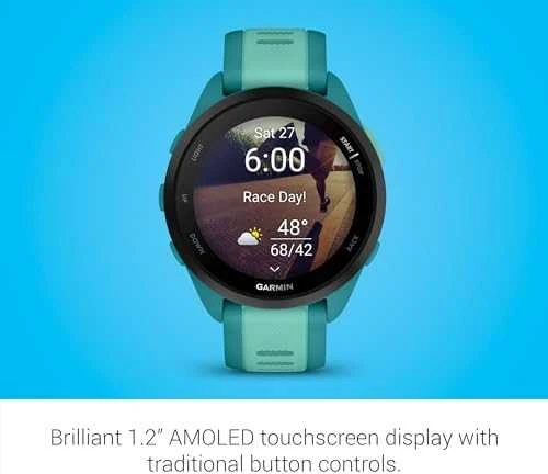 Išmanusis laikrodis Garmin Forerunner® 165 Music, Turkio / žalsvai mėlynos spalvos