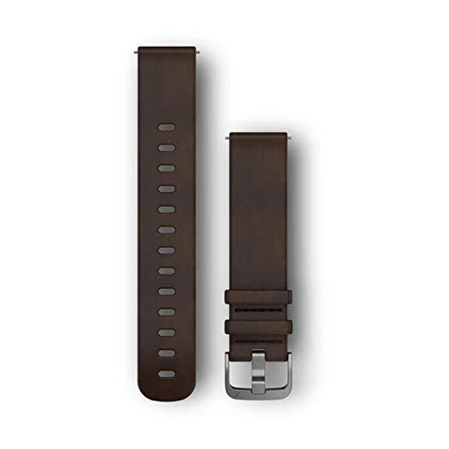 Išmaniojo laikrodžio Garmin greitai atsegamas dirželis, Rudos spalvos, 20mm