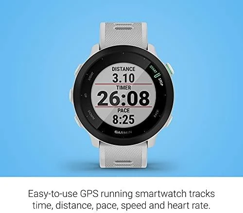 Išmanusis laikrodis Garmin Forerunner 55, Baltos spalvos
