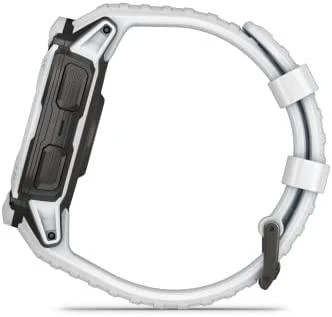 Išmanusis laikrodis Garmin Instinct 2X Solar, Juodos ir baltos spalvų korpusas su baltos spalvos dirželiu