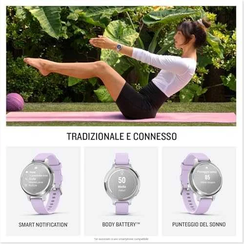 Išmanusis laikrodis Garmin Lily® 2 Active Laikrodis, Žaliojo jaspio spalvos su žaliojo jaspio spalvos silikoniniu dirželiu
