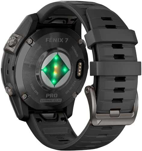 Išmanusis laikrodis Garmin fēnix® 7 Pro – Sapphire Solar Edition Pilkos anglies spalvos DLC titanas, su juodu dirželiu