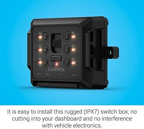 Garmin PowerSwitch kompaktiška skaitmeninė jungiklių dėžutė