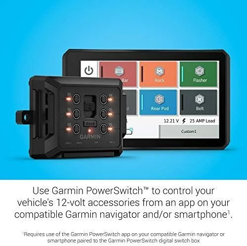 Garmin PowerSwitch kompaktiška skaitmeninė jungiklių dėžutė