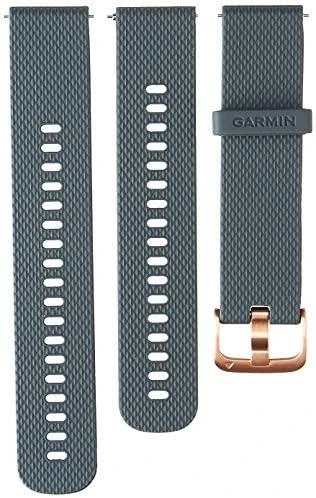 Išmaniojo laikrodžio Garmin greitai atsegamas, silikoninis dirželis, Mėlynos spalvos, 20mm