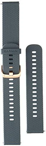 Išmaniojo laikrodžio Garmin greitai atsegamas, silikoninis dirželis, Mėlynos spalvos, 20mm
