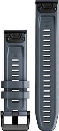 Garmin QuickFit 22mm  atsegamas silikoninis dirželis, Granito mėlynos spalvos