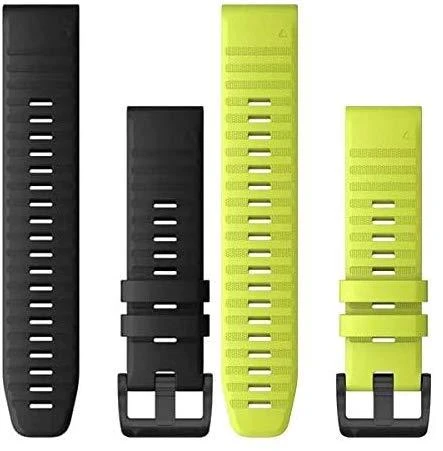 Išmaniojo laikrodžio Garmin greitai atsegamas, silikoninis dirželis, Salotinės spalvos, 26mm