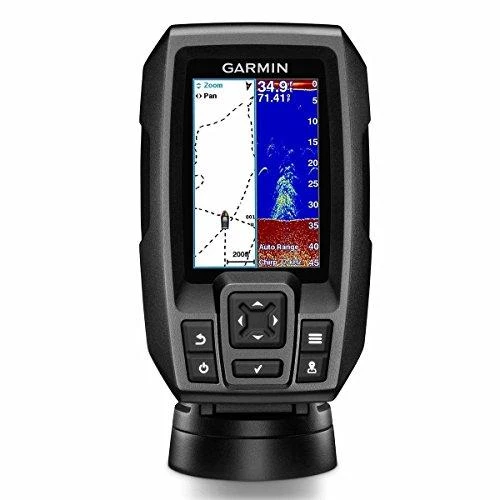 Garmin STRIKER 4 Žuvies ieškiklis su dviejų spindulių keitikliu