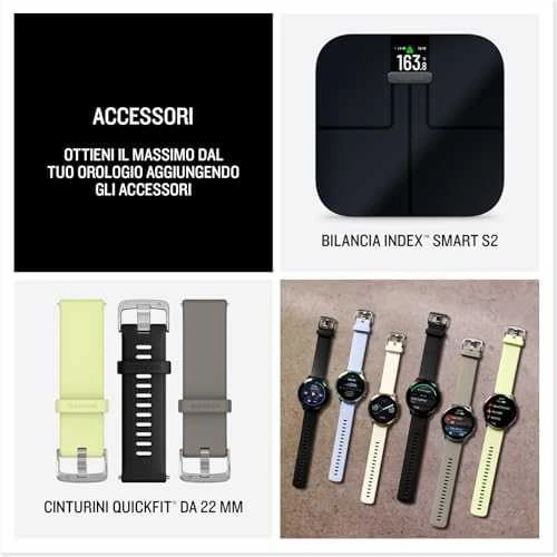 Išmanusis laikrodis Garmin Venu® 4 - 45 mm | spalva: sidabro spalvos su sidabrinės pilkos spalvos silikoniniu dirželiu (010-03014-01)