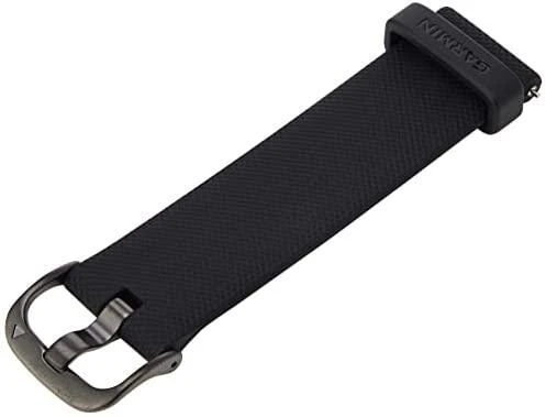 Išmaniojo laikrodis Garmin greitai atsegamas, silikoninis dirželis, Juodos spalvos, 20mm