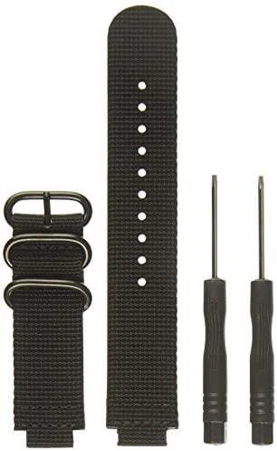 Išmaniojo laikrodžio Garmin silikoninis, greitai atsegamas dirželis, Juodos spalvos, 18mm