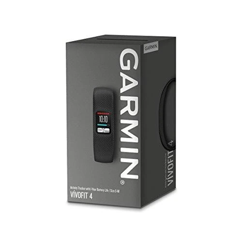 Išmanioji apyrankė Garmin vivofit 4,  S/M dydžio, Juodos spalvos