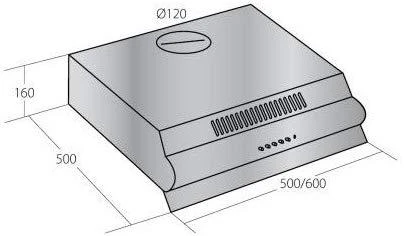 Įmontuojamas gartraukis AKPO WK-7 P 3060, baltas