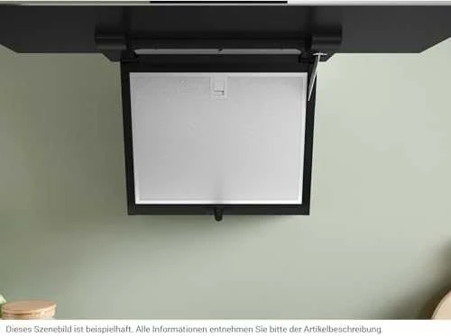 Bosch DWK87FN60 Serija 4, Prie sienos montuojamas gartraukis, 80 cm, skaidrus stiklas su juodu atspaudu, Juoda