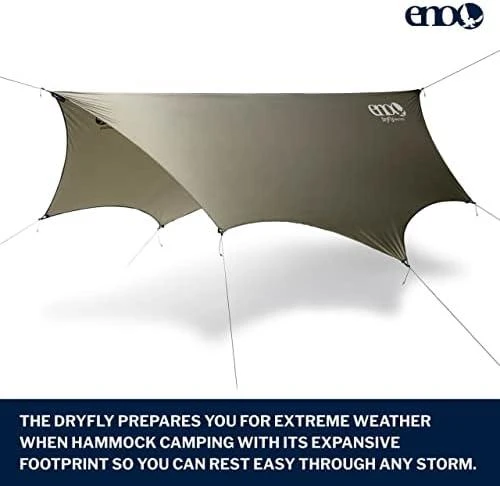 Eno tentas DRYFLY RAIN TARP, alyvuogių (709 g)