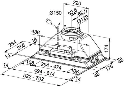 Įmontuojamas gartraukis Franke FBI 525 GR 305.0599.532