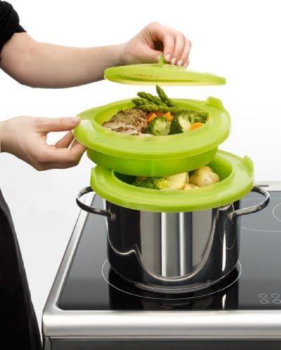 Garinimo priedas žalias silikonas 22 cm Lékué