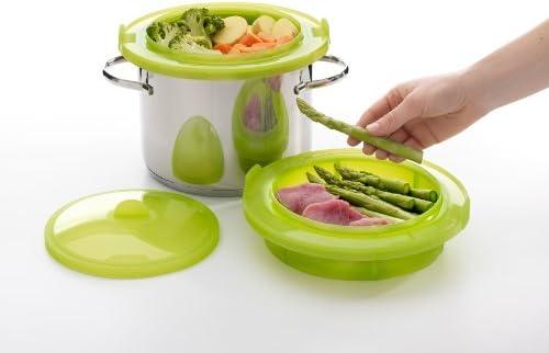 Garinimo priedas žalias silikonas 22 cm Lékué
