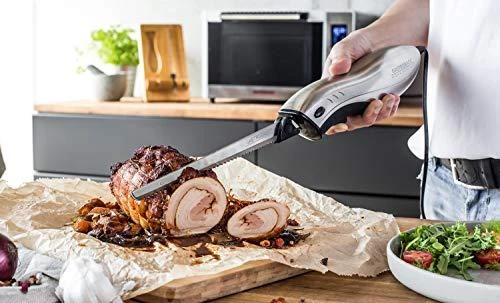 Gastroback elektrinis peilis su įprastu ir šaldytu ašmenimis 41600 Sidabrinis, 120 W