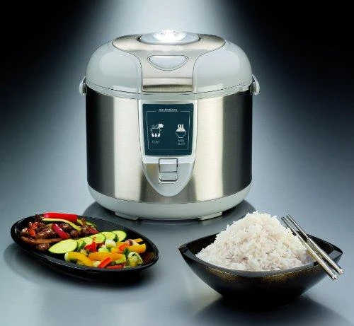 Ryžių virimo puodas Gastroback Rice cooker 42507 Inox/ Baltas, 450 W, Capacity 3 L, Number of baskets 2