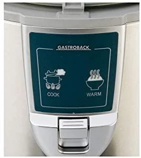 Ryžių virimo puodas Gastroback Rice cooker 42507 Inox/ Baltas, 450 W, Capacity 3 L, Number of baskets 2
