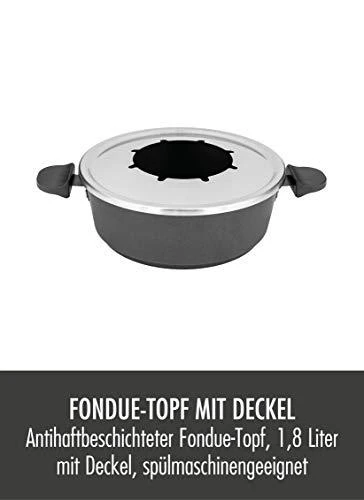 Gastroback 42566 Fondue Set Drehteller mit 8 SaucenbehÃ¤ltern