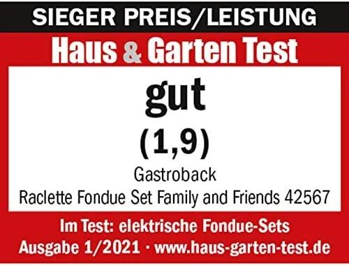 Gastroback 42567 Raclette fondue rinkinys šeimai ir draugams