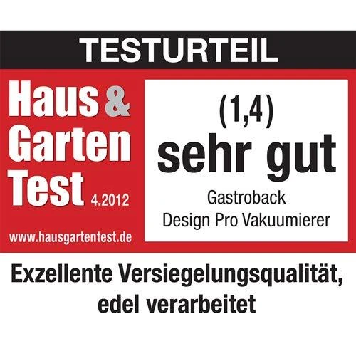 Vakuumatorius Gastroback Design Pro Automatic, Juodas, 120 W, 1 roll filmas