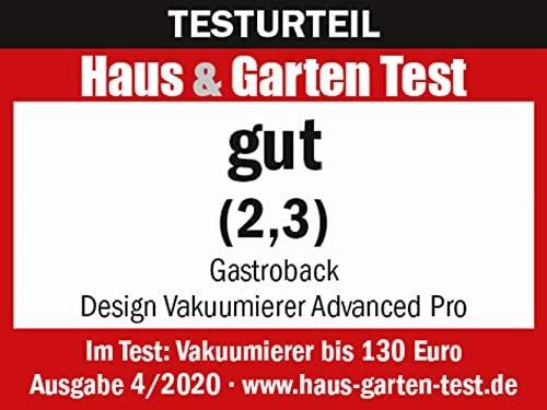 Gastroback 46013 Vakuuminis pakavimo aparatas, pilnai automatinis arba rankinis, Juodas, 120 W