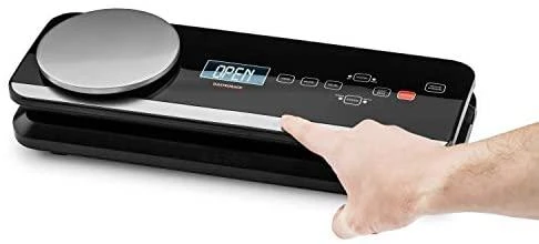 Virtuvinės svarstyklės Gastroback Advanced Scale Pro 46014 vakuuminis sandariklis. Pilnai automatinis arba rankinis, Juodas, 120 W.