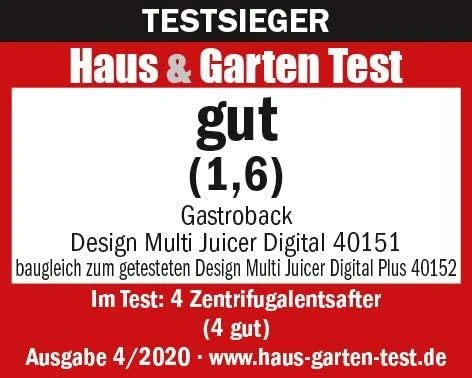 Gastroback Design Multi Juicer Digital Type Automatinė sulčiaspaudė