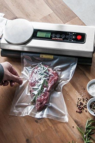 Gastroback Vacuum sealer with scale 46012 Nerūdijantis plienas/ juodas, 110 W