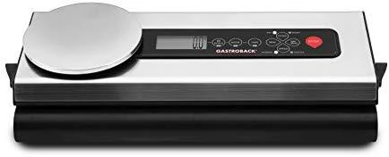 Gastroback Vacuum sealer with scale 46012 Nerūdijantis plienas/ juodas, 110 W