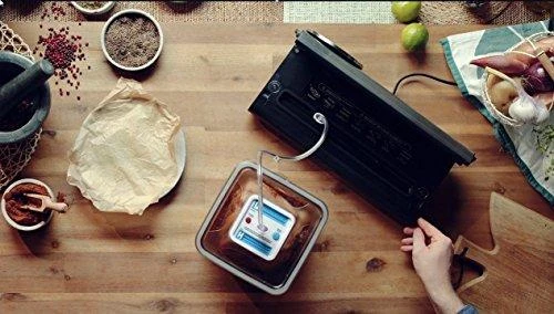 Gastroback Vacuum sealer with scale 46012 Nerūdijantis plienas/ juodas, 110 W