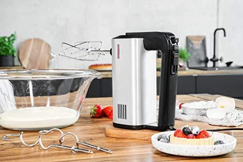 Plakiklis Gastroback Design Hand Mixer Pro 40983 Nerūdijantis plienas/Juodas, Hand mixer, 500 W, Greičių skaičius 5, Shaft material Nerūdijantis plienas, Mini chopper,