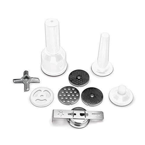 Mėsmalė Mėsos malimo mašina Gastroback Design Mincer Pro M 41408 Sidabrinis, Greičių skaičius 2, 3 malimo diskai (3 mm / 4,8 mm / 8 mm), Kebbe priedas rytietiškai virtuvei, dešrų įdaro ir sausainių tvirtinimas