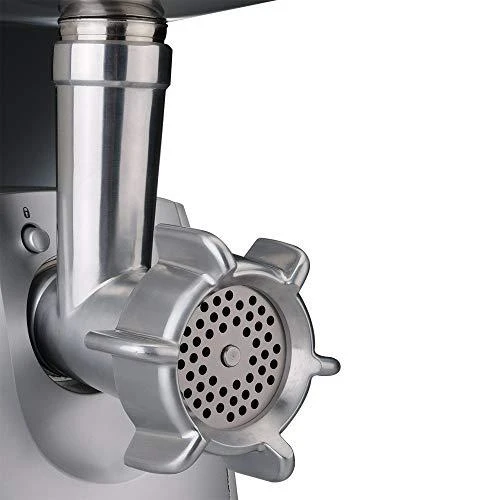 Mėsmalė Mėsos malimo mašina Gastroback Design Mincer Pro M 41408 Sidabrinis, Greičių skaičius 2, 3 malimo diskai (3 mm / 4,8 mm / 8 mm), Kebbe priedas rytietiškai virtuvei, dešrų įdaro ir sausainių tvirtinimas