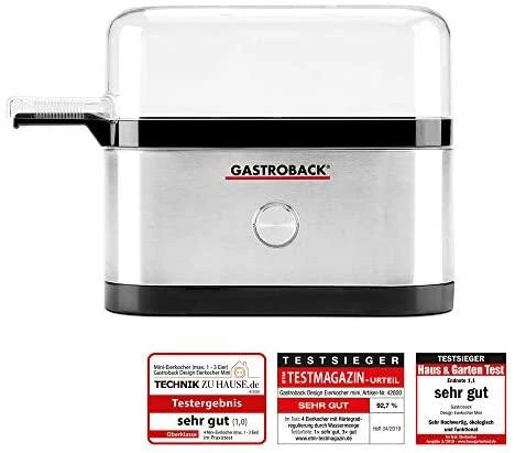 Gastroback kiaušinių viryklė Design Egg Cooker Mini (Nerūdijančio plieno)