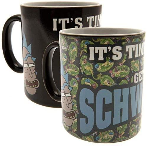 Gb Eye RICK AND MORTY Get Schwifty puodelis | Reaguojantis į karštį
