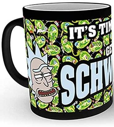 Gb Eye RICK AND MORTY Get Schwifty puodelis | Reaguojantis į karštį