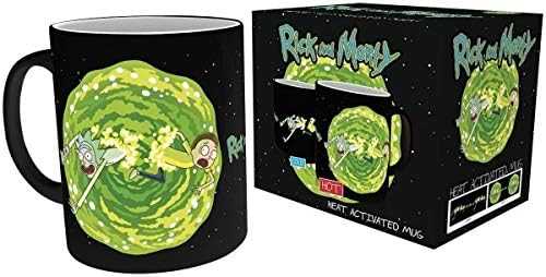 ABYstyle Rick and Morty puodelis | Reaguojantis į karštį 320 ml